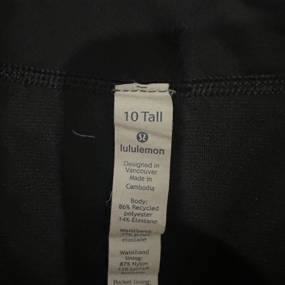 LULULEMON RUN TIMES II - SIZE 10 TALL - FROZEN FLOURISH - Picture 5 of 5